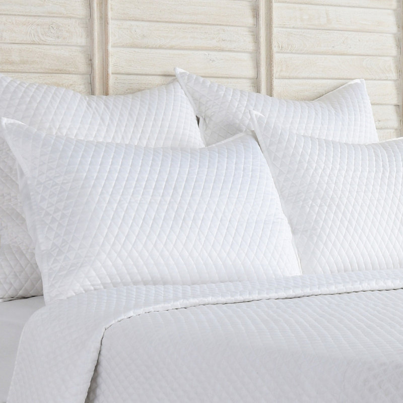 Winthrop Quilt, King Quilt, White