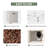 Outdoor Patio Propane Fire Pit Set with Tank Hideaway Side Table & Wind Guard-1816760914