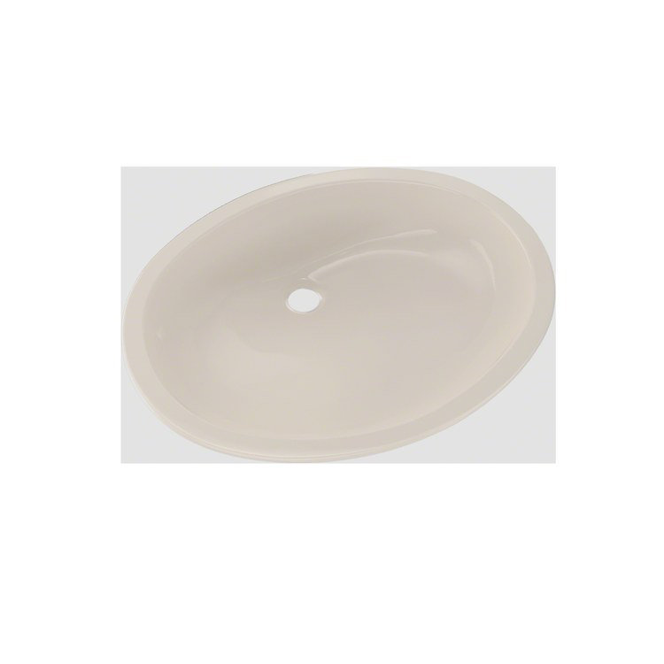 Dantesca® Vitreous China Oval Undermount Bathroom Sink with Overflow, Sedona Beige