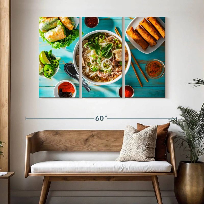 Yarlin Vietnamese Feast, 32" H x 50" W