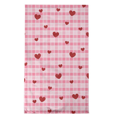Plaid Waffle Tea Towel Kitchen Towel