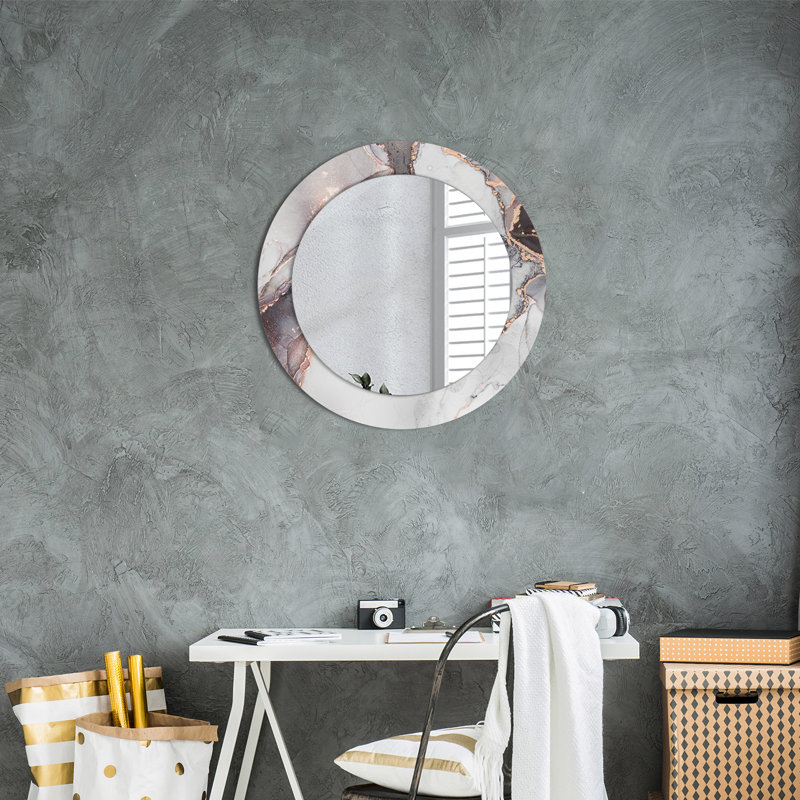 Huldar Glass Flat Wall Mirror