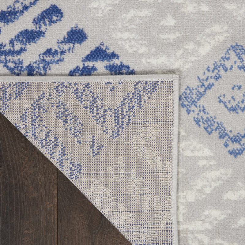 Geometric Indoor Rug, Rectangle 2' x 3'