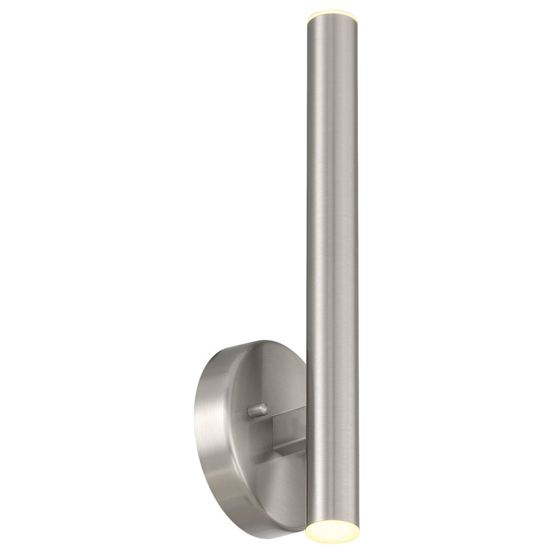 Galanti Armed Sconce, Brushed Steel