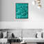 «Clear Waters, Ocean Reflection Texture Coastal Blue», impression-73061363-73061362