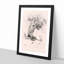 Owl in Flight - Picture Frame Painting Print-56858447-56858446