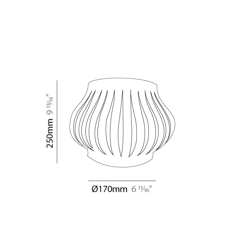 Helios 1 - Light Plastic Flush Mounted Sconce, White