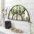 Greti Metal Half-circle Wall Mirror