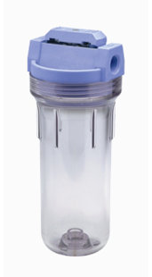 Clear Whole House Sediment Valve-In-Head Water Filter