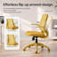 Fauteuil de bureau ergonomique avec dossier en maille, mousse moulée intégrée, accoudoirs rabattables et capacité de charge de 159 kg pour un confort optimal-738166214