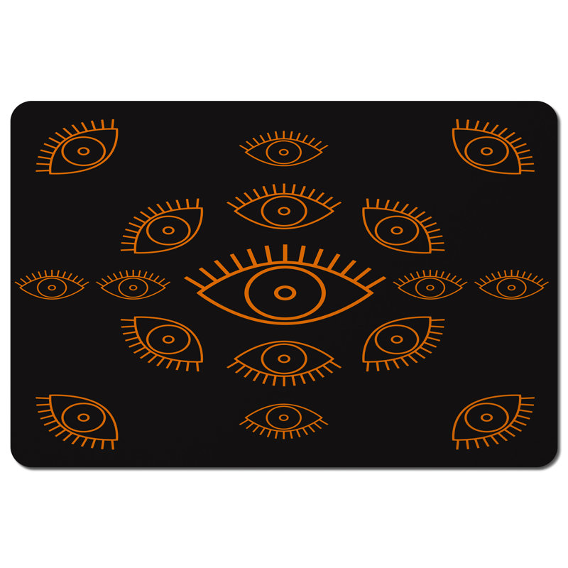 Dikran Polyester, Wood Rectangle Placemat