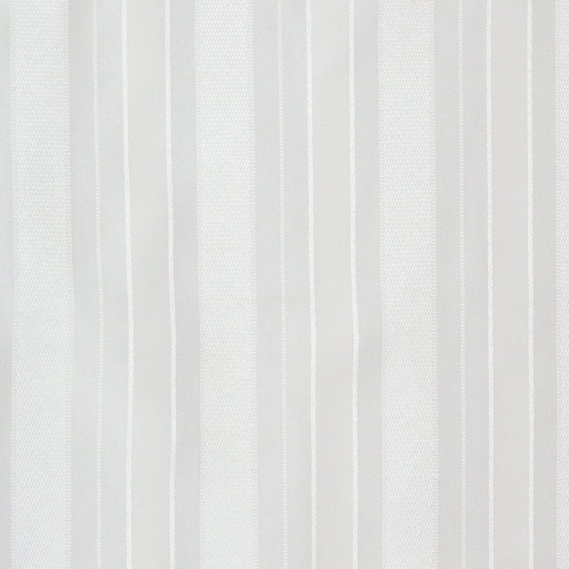 Robyn Striped 70-inch Round Jacquard Polyester Tablecloth, White