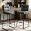 Carena Upholstered Counter Stool with Metal Frame-1389080285