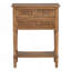 Console étroite, table de canapé mince avec trois tiroirs de rangement et tablette inférieure, table de couloir-933877663
