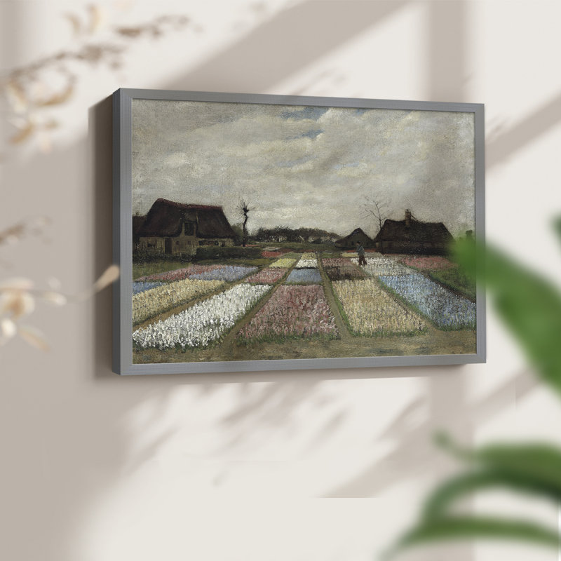 Paysages rétro-CECCXX-impression encadrée - réversible, H 8 po x l 10 po, Gris