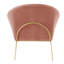 Fauteuil demi-tonneau en velours 31 po Lucent-1784623169