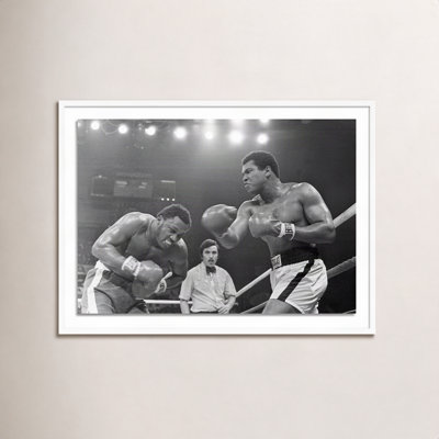 Adom "Muhammad Ali Punching Joe Frazier" Print