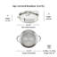 Probond® Luxe 6-quart Polished Professional Clad Stainless Steel Rondeau With Lid