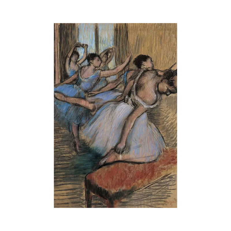 The Dancers by Edgar Degas - Wrapped Canvas Gallery-Wrapped Canvas Giclée, 30.48 cm H x 45.72 cm W