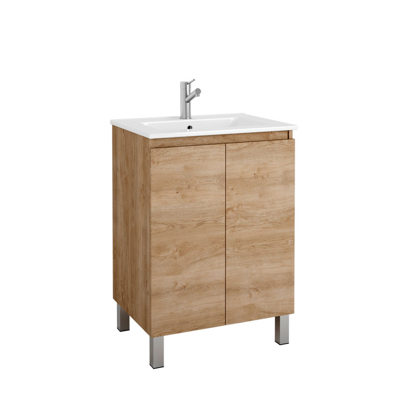 Sunset 24'' Bathroom Vanity Base Only, Oak