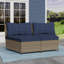 Causeuse d'extérieur Pe Wicker-228257121