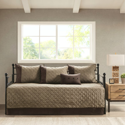 6 Piece Daybed Arrangement - Brown, , Rustic Look