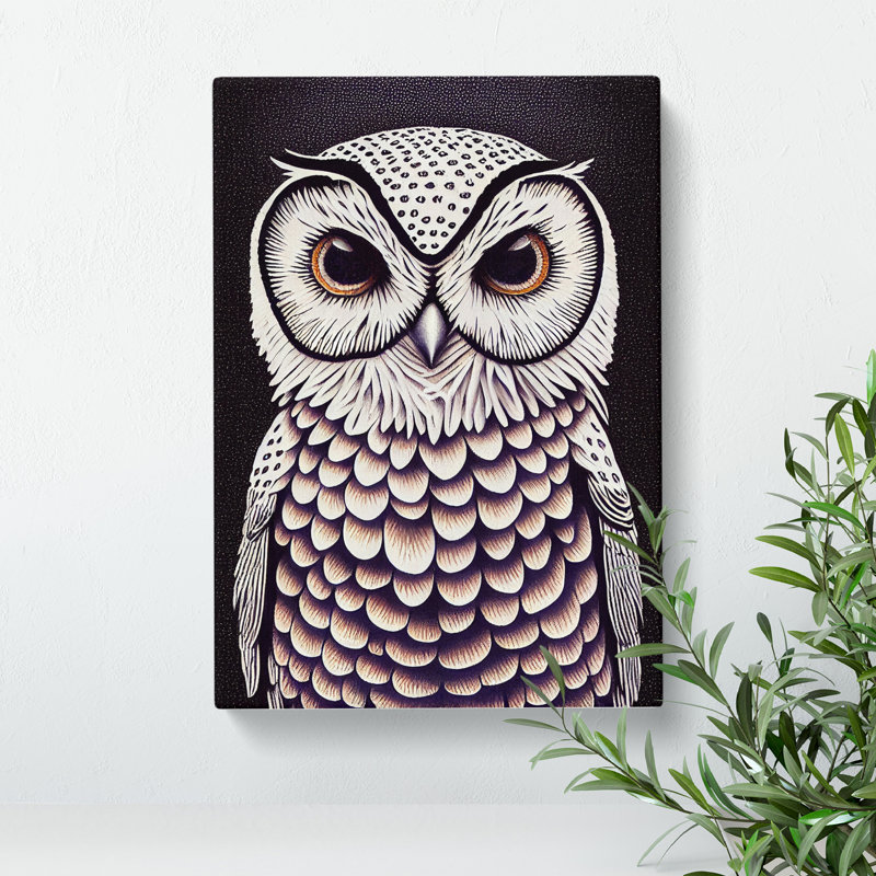 An Extraordinary Owl - Wrapped Canvas, 60cm H x 40cm W x 3cm D