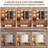 Vanity Desk with Mirror & Lights, Makeup Table with USB Outlets, Storage Drawers & Adjustable Bulbs-1992396931