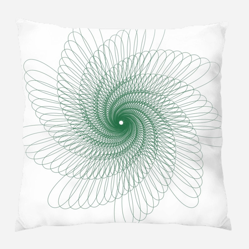 Coussin spirograph