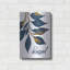 «Blessed Navy Gold Leaves» par Cindy Jacobs, art mural en métal-912793009
