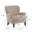 Fauteuil club rembourré Boucle