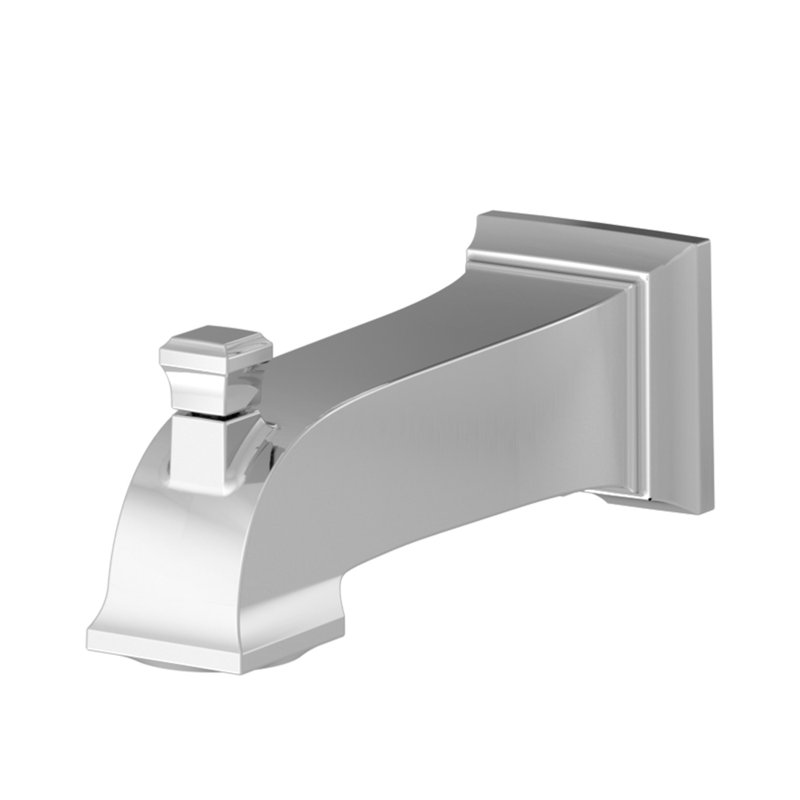 Town Square S Wall Tub Spout with Diverter, Polished Chrome