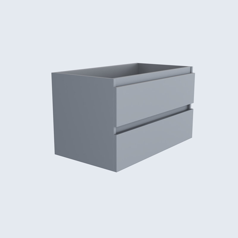Salt 35.13'' Single Bathroom Vanity Base Only, Gray