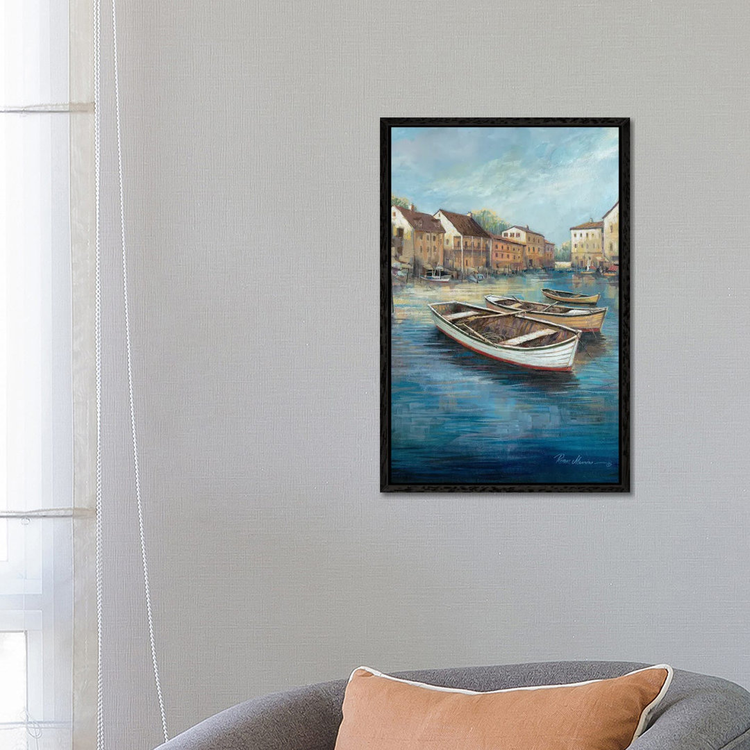 Tranquil Harbor I von Ruane Manning - Galerie- Giclée auf Leinwand