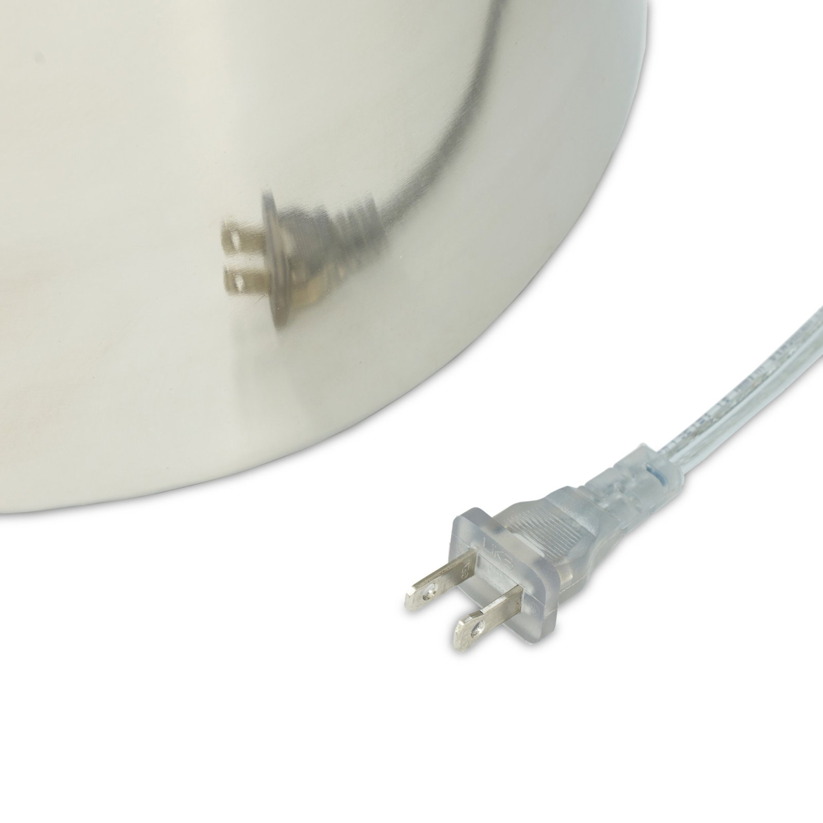 67.5'' Stainless Steel Floor Lamp, Nickel, Nickel, Steel