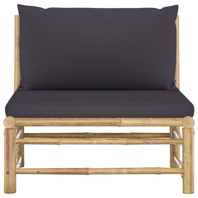 Jenkinson 25.6" Wide Rectangle Patio Sofa with Cushions by Bayou Breeze