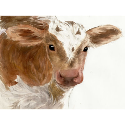 La vache - reproduction sur toile tendue