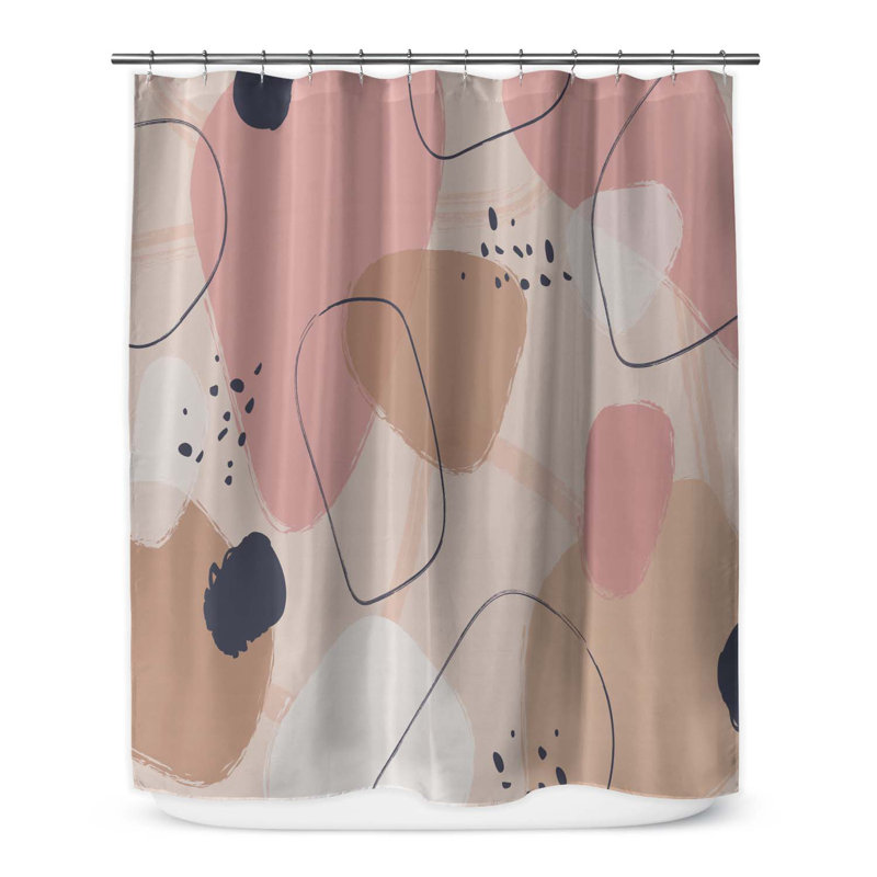Rideau de douche simple Eskridge, H 90 po x l 70 po