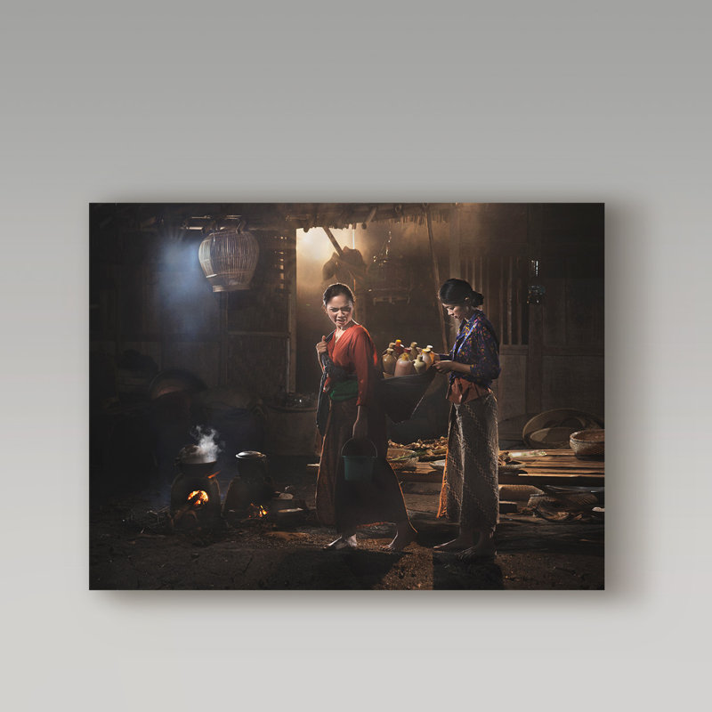 Dodyherawan 'On My Kitchen' Canvas Art Print