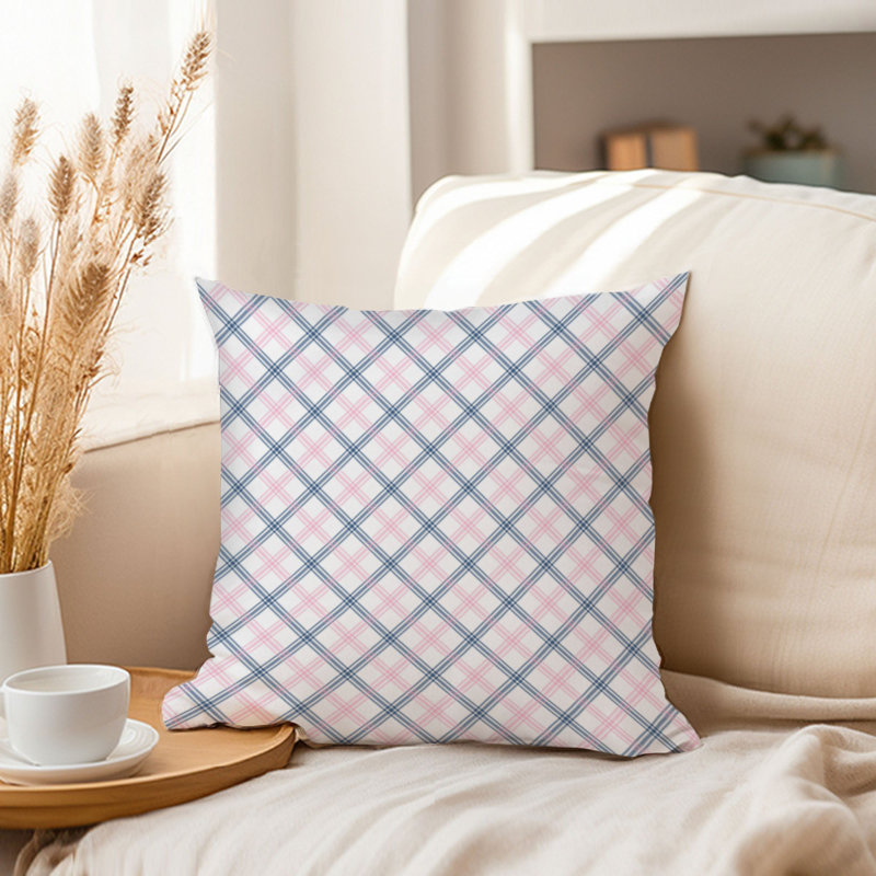 Plaid XVI Modern, 18" H x 18" W