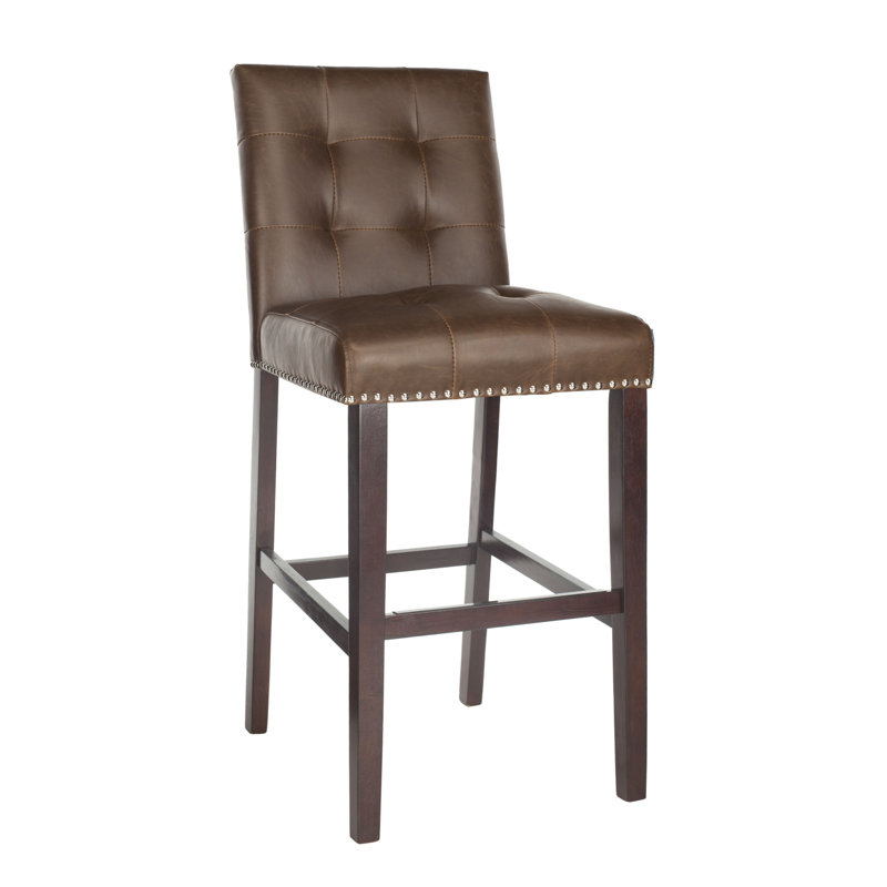 Tabouret de bar et de comptoir Audrick, Tabouret de bar (siège d’une hauteur de 30,5 po), Brun