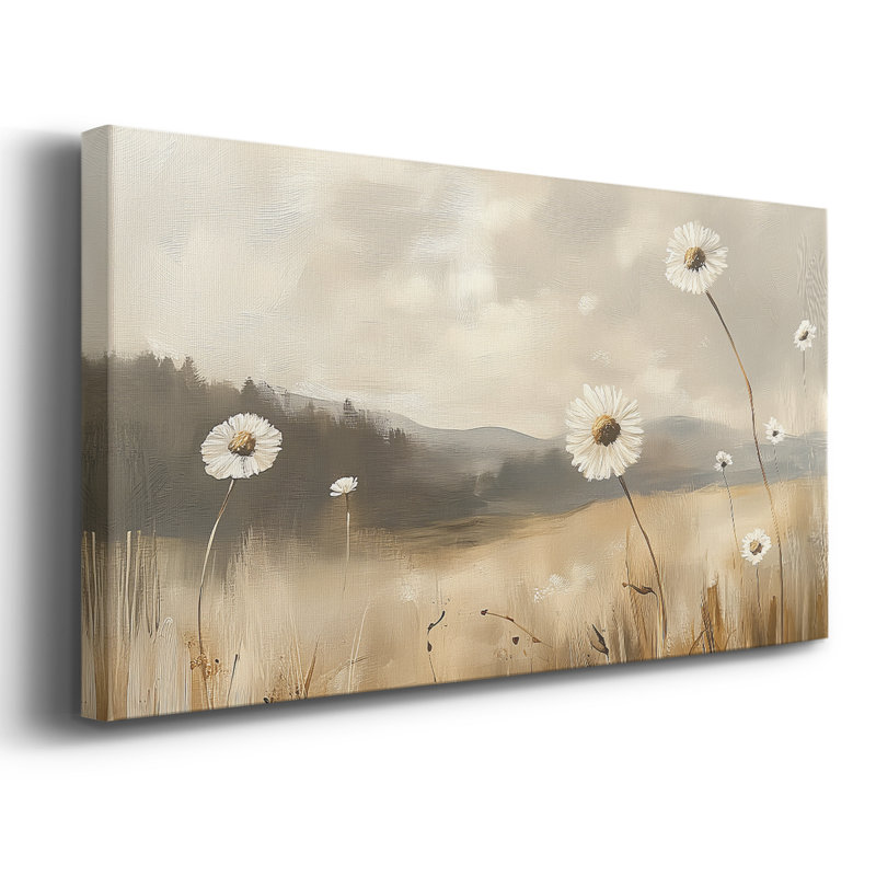 Paysage, série CLCL, toile tendue avec châssis, prête à être accrochée, H 25 po x l 49 po