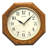 QXA102BC Wall Clock, Brown