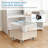 Kids Bookcase with Sliding Door and Drawer, Organizer Cabinet, Book Display