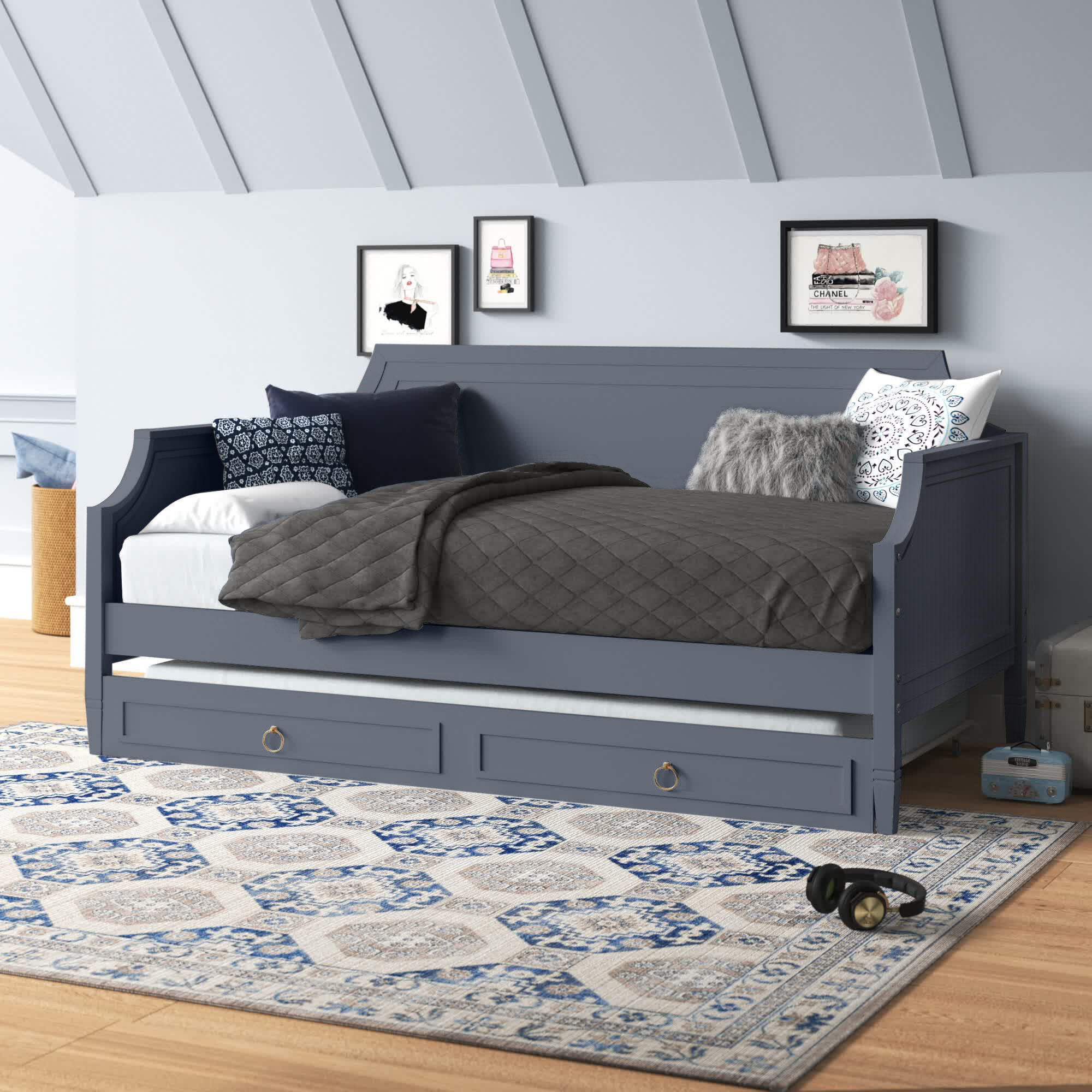 Gracie Oaks Daybed with Trundle & Reviews Wayfair