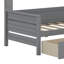  Lit de jour en bois Chaille avec 2 tiroirs, armoire et tablette tout-en-un-104371091-104371090