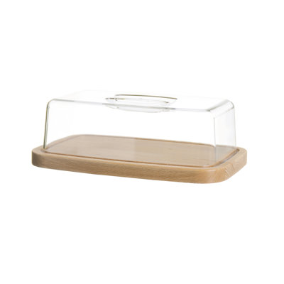 Real Wood Wood Chopping Board W/lid 28x18x1.9