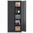 Metal Garage Storage Cabinet, Tool Locking Cabinet With Doors And 4 Shelves, Entryway Cabinet