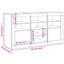 Azariyah 123 cm W Glass Sideboard-1856398182