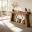 Table d'appoint à deux niveaux, console d'entrée, design unique | Idée de cadeau